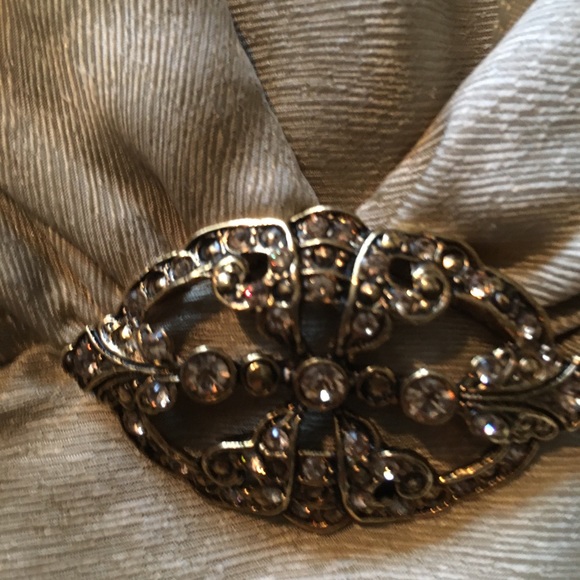 Jones New York Silk Halter Dress Size 6 - Picture 3 of 6